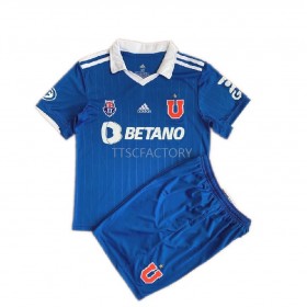 Koszulka Universidad de Chile Dziecięcy Domowe Koszulki Piłkarskie 2022 Krótki Rękaw